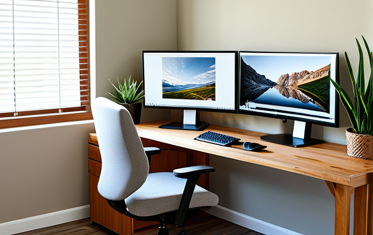 미니멀리즘으로 작업 공간 정리하기 - Clean Desk Focus**

"A tidy and organized desk in a bright, modern office. Minimalist setup with a l...